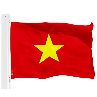 G128 3x5 Ft Printed 150D Polyester Vietnam Flag Image 1