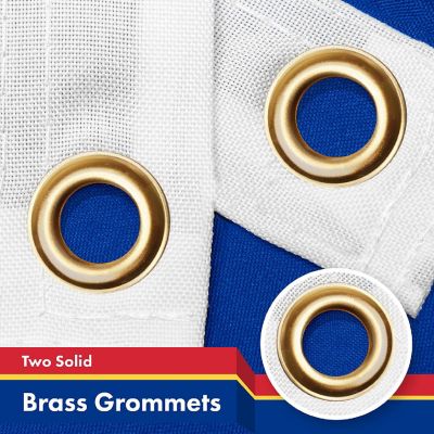 G128 3x5ft 1PK Cape Verde Printed 150D Polyester Brass Grommets Flag Image 1