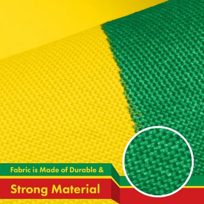 G128 3x5ft 1PK Mauritania Printed 150D Polyester Brass Grommets Flag Image 3