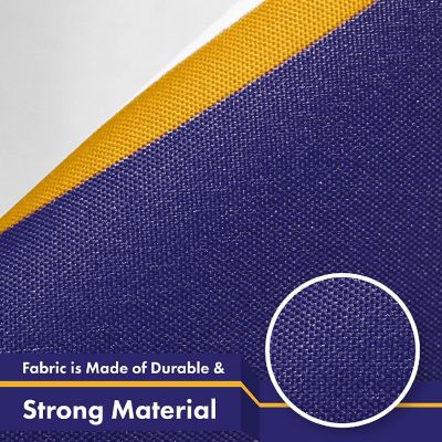 G128 3x5ft 2PK Kentucky 150D Polyester Flag Image 3