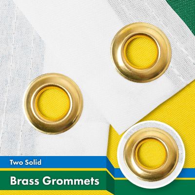 G128 3x5ft 2PK Rwanda 150D Polyester Flag Image 1
