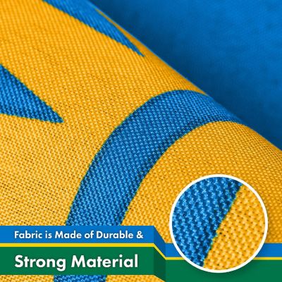 G128 3x5ft 2PK Rwanda 150D Polyester Flag Image 3