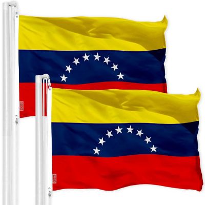G128 3x5ft 2PK Venezuela 150D Polyester Flag Image 1