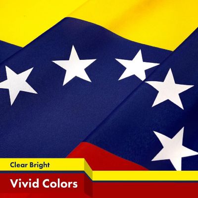 G128 3x5ft 2PK Venezuela 150D Polyester Flag Image 2