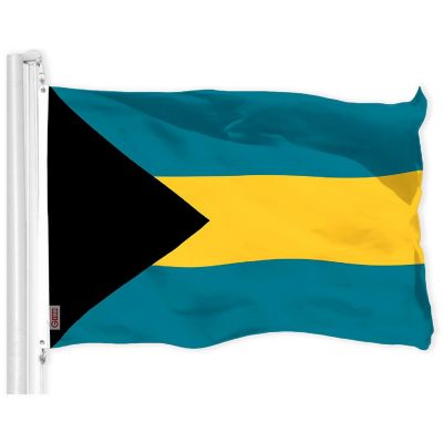 G128 3x5ft Bahamas 150D Polyester Flag Image 1