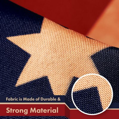 G128 3X5Ft Bennington 76 Tea Stained 300D Polyester Flag Image 3