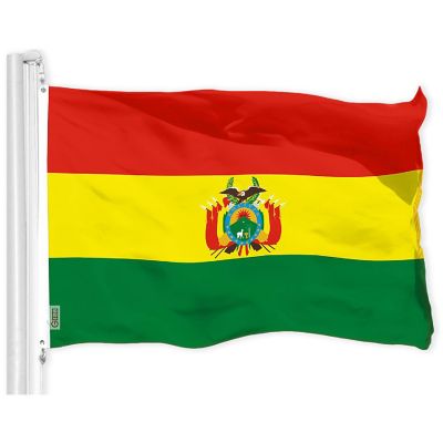 G128 3x5ft Bolivia 150D Polyester Flag Image 1