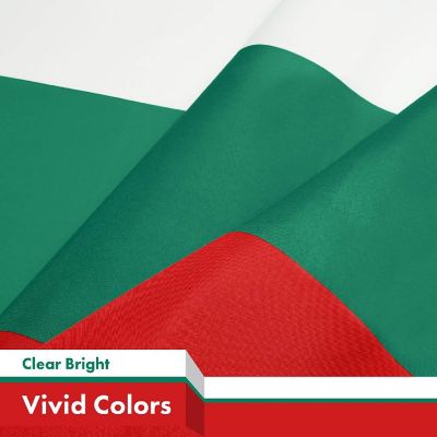 G128 3x5ft Bulgaria 150D Polyester Flag Image 2