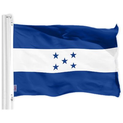 G128 3x5ft Combo USA & Honduras Printed 150D Polyester Flag Image 1