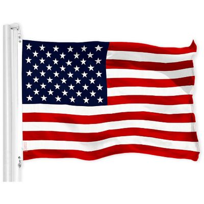 G128 3x5ft Combo USA &amp; LGBT Rainbow Pride Progress Printed 150D Polyester Flag Image 3
