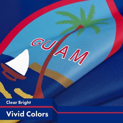 G128 3x5ft Guam 150D Polyester Flag Image 2