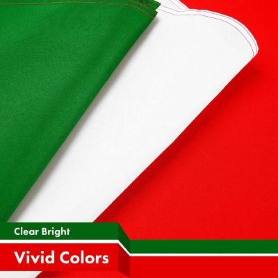 G128 3x5ft Italy 4 Corner Grommets 150D Polyester Flag Image 2