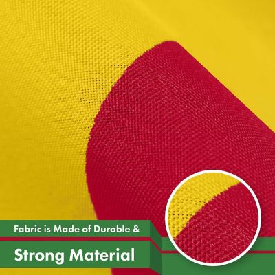 FlagSuperstore Suriname-Flagge – 1,5 X 0,9 M, 100% Polyester, Mit Ösen