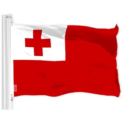 G128 3X5Ft Tonga 150D Polyester Flag Image 1