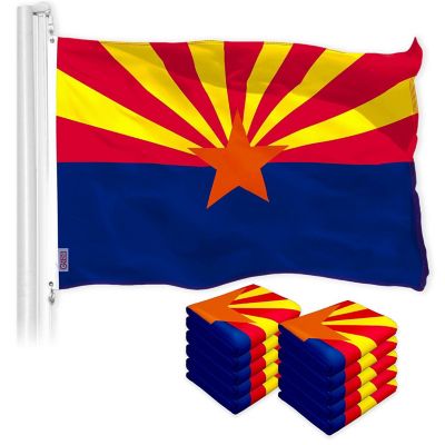 G128 - Arizona AZ State Flag 3x5FT 10 Pack 150D Printed Polyester Image 1
