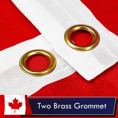 G128 - Canada Canadian Flag 3x5FT 2 Pack Printed Polyester Image 1