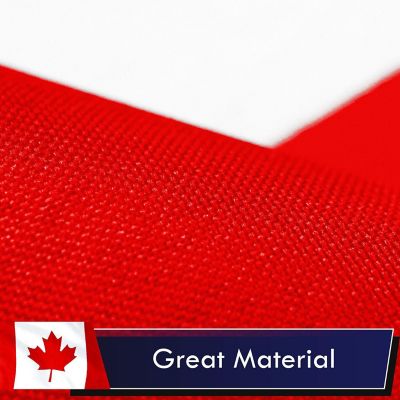G128 - Canada Canadian Flag 3x5FT 2 Pack Printed Polyester Image 3