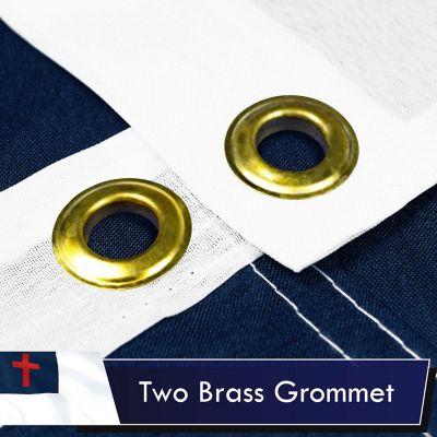 G128 - Christian Flag 3x5FT 3 Pack Printed Polyester Image 1
