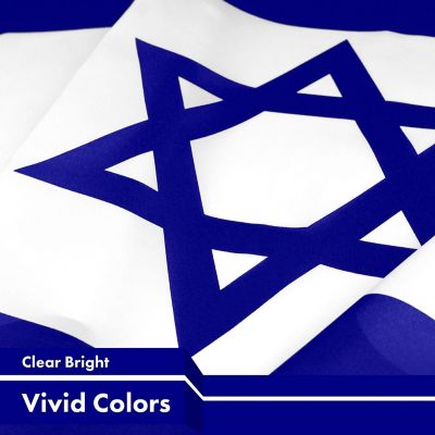 G128 - Israel Israeli Flag 3x5FT 10 Pack 150D Printed Polyester Image 2