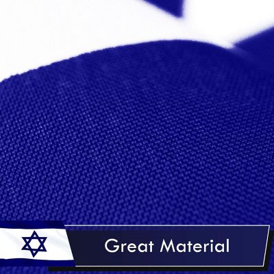 G128 - Israel Israeli Flag 3x5FT 2 Pack Printed Polyester Image 3