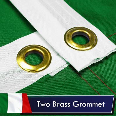 G128 - Italy Italian Flag 3x5FT 2 Pack Printed Polyester Image 1