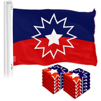 G128 - Juneteenth Emancipation Day Flag 3x5FT 10 Pack Printed 150D Polyester Image 1