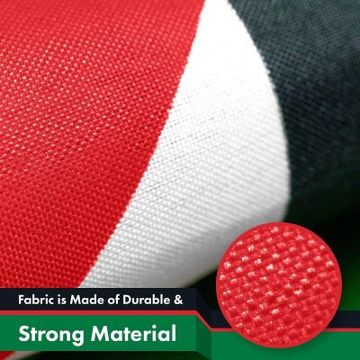 G128 - Palestine Palestinian Flag 3x5FT 2 Pack 150D Printed Polyester Image 3