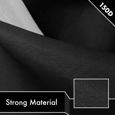 G128 - Solid Black Color Flag 3x5FT 3 Pack Printed 150D Polyester Image 3