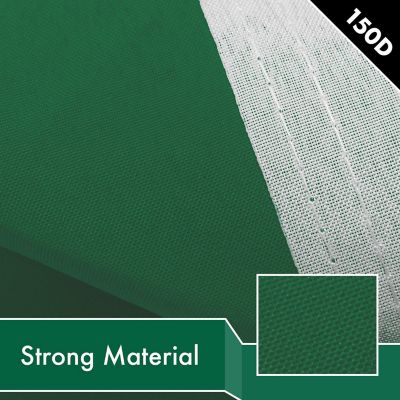 G128 - Solid Dark Green Color Flag 3x5FT 3 Pack Printed 150D Polyester Image 3