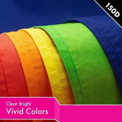 G128 - Solid Magenta Color Flag 3x5FT 10 Pack Printed 150D Polyester Image 2