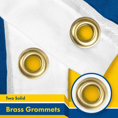 3x5ft Swedish Flag Sweden Banner 150D Polyester Brass Grommets 