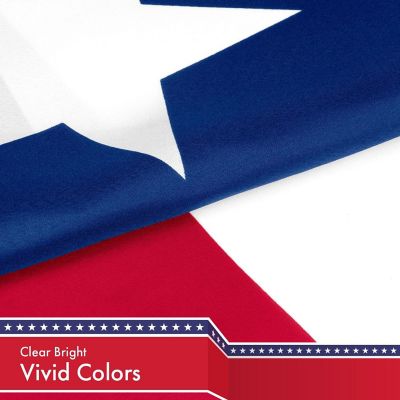G128 - Texas TX State Flag 3x5FT 3 Pack 150D Printed Polyester Image 2