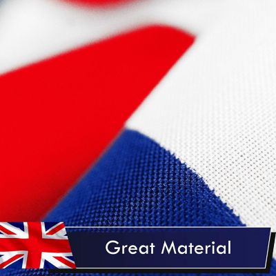 G128 - UK British Flag 3x5FT 2 Pack Printed Polyester Image 3