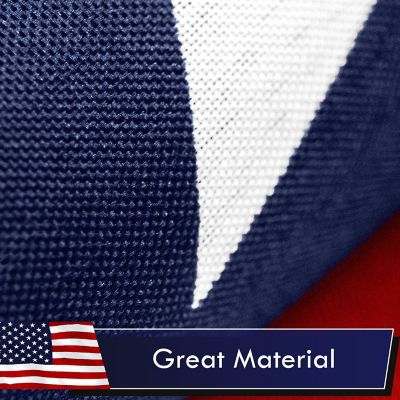 G128 - USA American Flag 3x5FT 3 Pack Printed Polyester Image 3