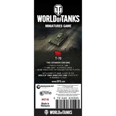 Gale Force Nine Wave 6 Tank - Soviet T-70 Light Tank Image 3