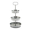 Galvanized 3-Tiered Treat Stand Image 1