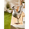 Galvanized Rooster Sculpture Image 2