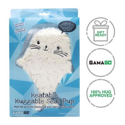 GAMAGO Seal Pup Heating Pad &amp; Pillow Huggable Image 2