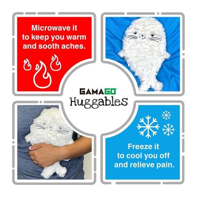 GAMAGO Seal Pup Heating Pad &amp; Pillow Huggable Image 3
