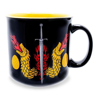 Game of Thrones House of the Dragon Ceramic Camper Mug  Holds 20 Ounces Image 1