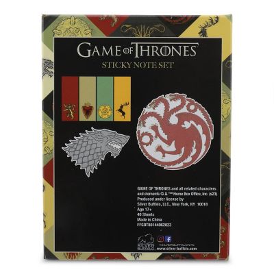 Game Of Thrones Sticky Note and Tab Box Set Image 1