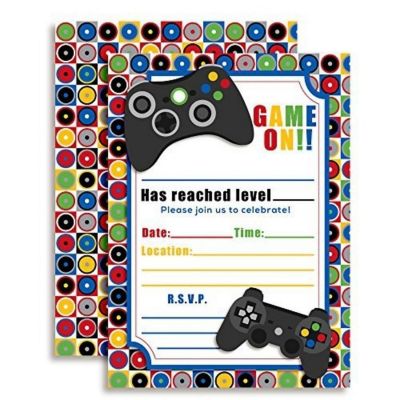 Game On Invitations 40pc. by AmandaCreation Image 1