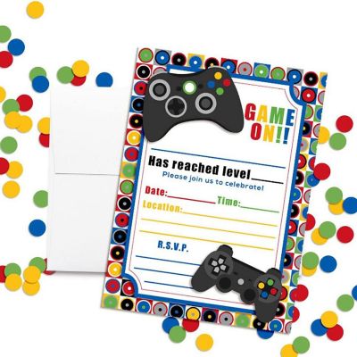 Game On Invitations 40pc. by AmandaCreation Image 3