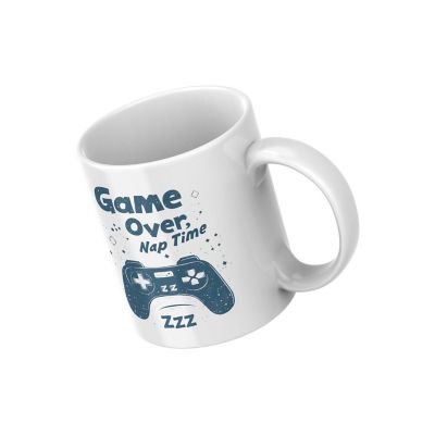 Game Over, Nap Time Mug by Dancing Littles Jungle Image 1