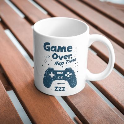 Game Over, Nap Time Mug by Dancing Littles Jungle Image 2