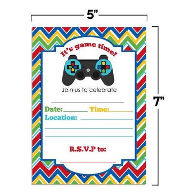 Game Time! Invitations 40pc. by AmandaCreation Image 1