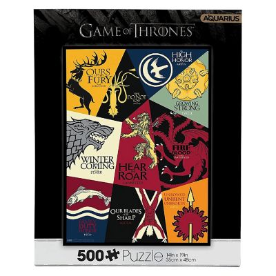 Games of Thrones Mottos 500 Piece Jigsaw Puzzle Image 1