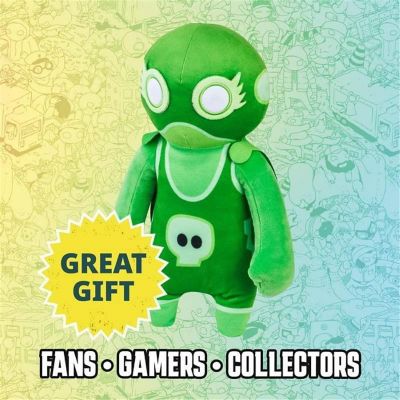 Gang Beasts Green Wrestler Plush 12" Video Game Character Doll Figure PMI International Image 1