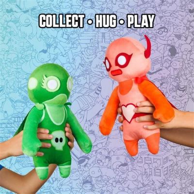 Gang Beasts Green Wrestler Plush 12" Video Game Character Doll Figure PMI International Image 2