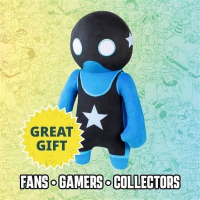 Gang Beasts Yellow Wrestler Plush Old Man 12" Video Game Doll Figure PMI International - Yellow Only Image 2